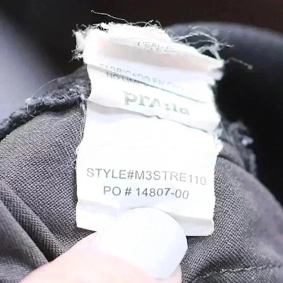 Prana Zion Gray Cargo Shorts Large x 12" inseam M3STRE110 smoke color - Picture 10 of 11